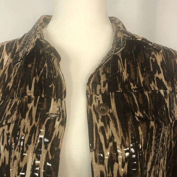 ELEMENTZ On Trend Petite Leopard Print Button Front… - Picture 4 of 9